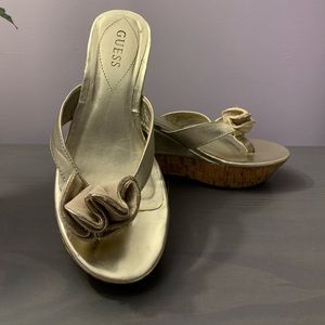 Guess cork wedges🌻